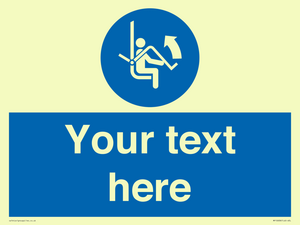 Custom Mandatory: Open safety bar of chairlift